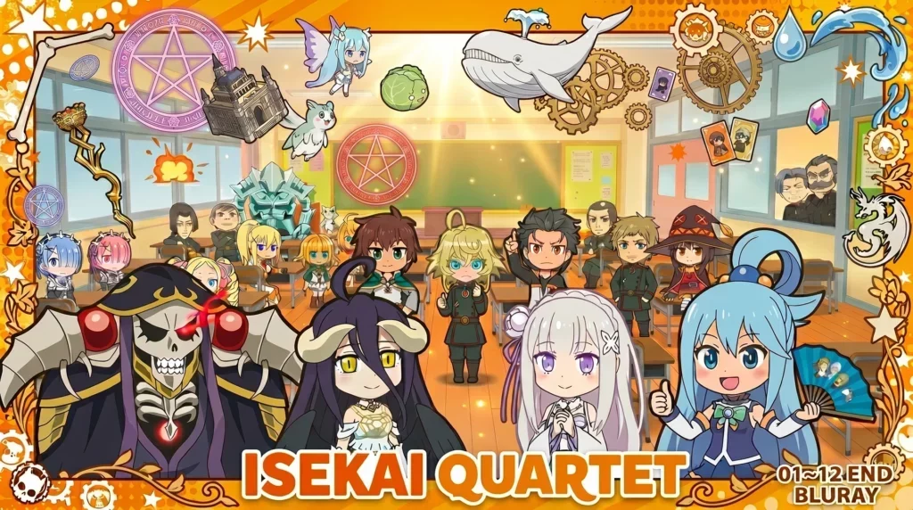 Isekai Quartet – 01 ~ 12 END [BD]