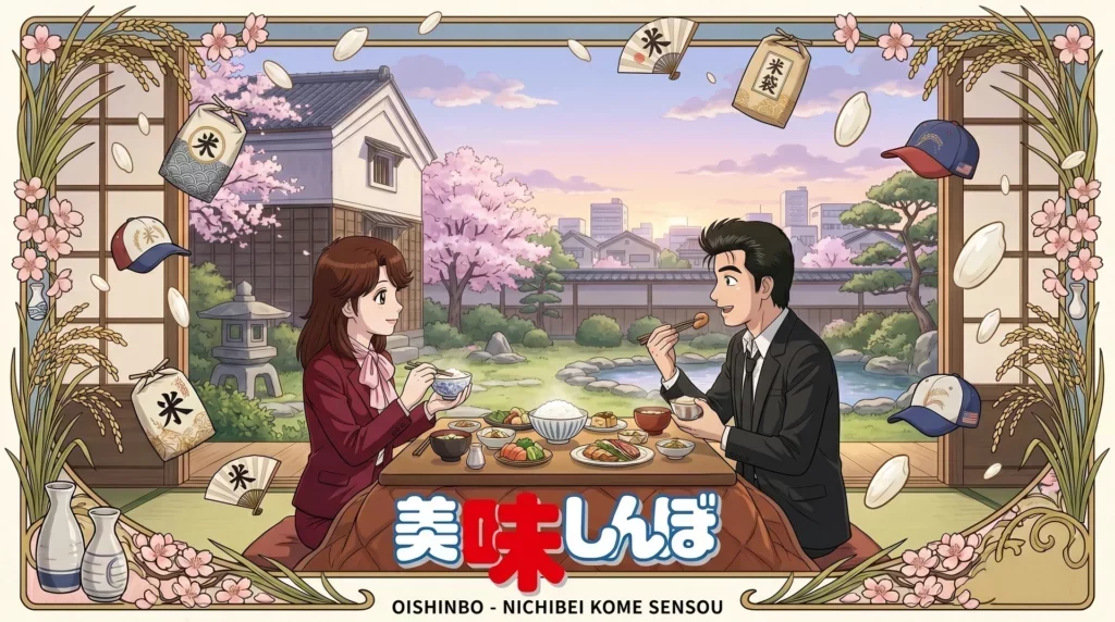 Oishinbo: Nichibei Kome Sensou [BD]